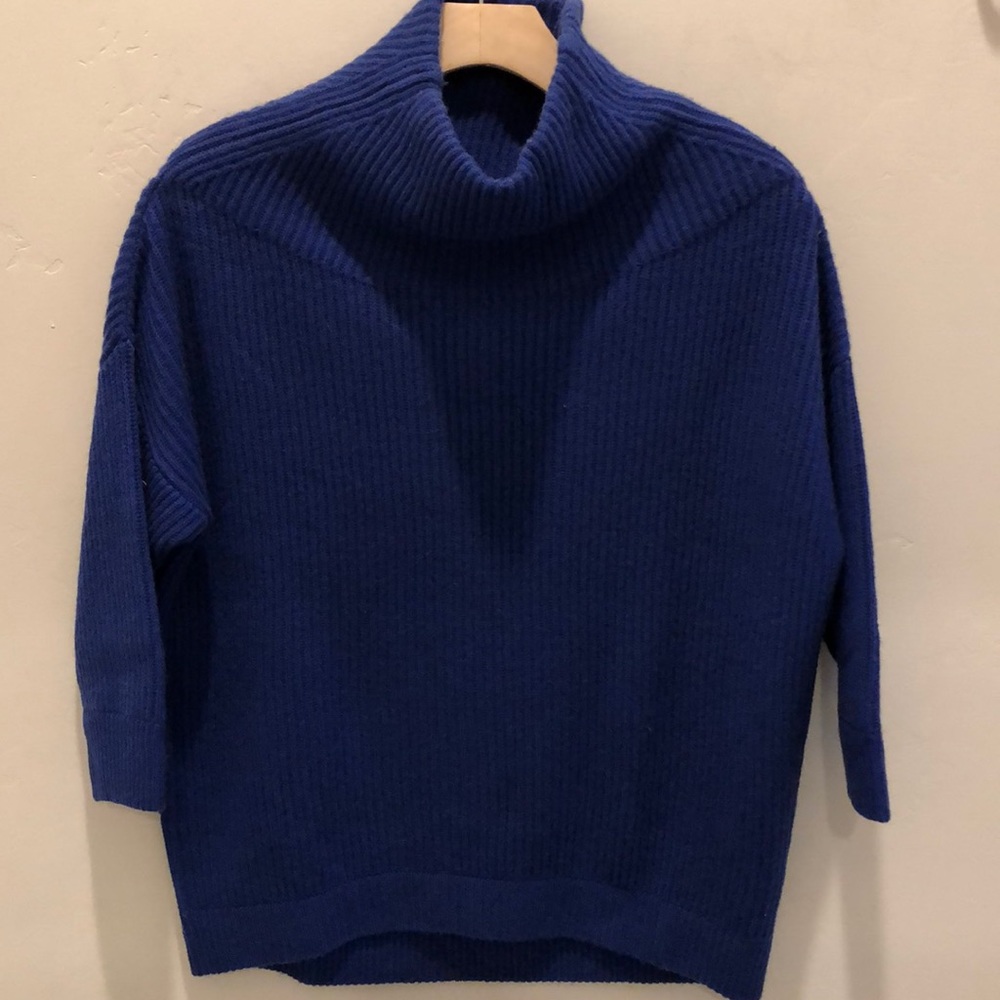 Autumn Cashmere Funnel Neck Shaker Sweater